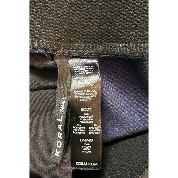 Koral Reverie Shantung Blue Joggers Sweatpants Parachute Pants Size S - Picture 12 of 12